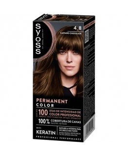 Syoss PERMANENT COLOR 4.8-Kastanjas Šokolaad 1 tk