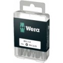 10pcs 1/4" Phillips Screwdriver Bits, Size PH3/25mm, Wera [05072402001]