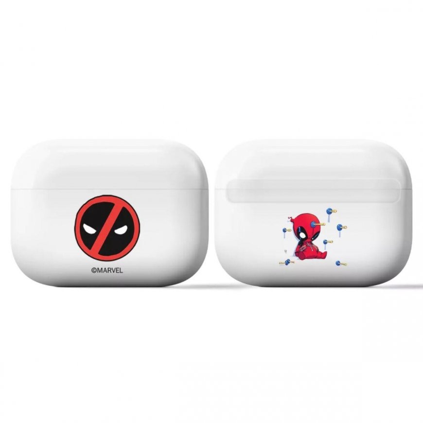 ERT Group AirPods Pro Deadpool 002 Marvel Protective Case White