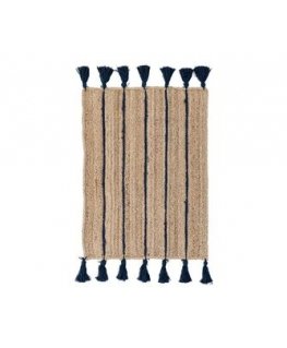 Blue Rug BEO ROUTE color blue 120x170 Hakano