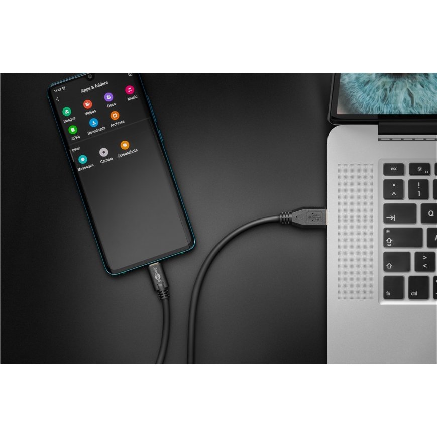 Goobay 67890 USB кабель 1 m USB A USB C Черный – 3