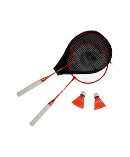 Badmintono rinkinys su dėklu Raudonas Oranžinis ENERO 105