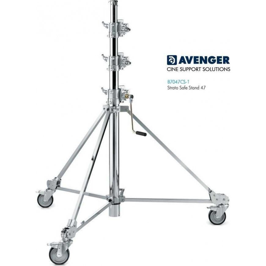 Avenger Statyw STRATO SAFE 47 - säädettävä korkeus, musta.