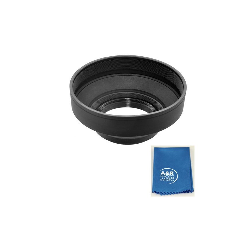 Fancier saliekamais gumijas objektīva vāciņš 72mm
