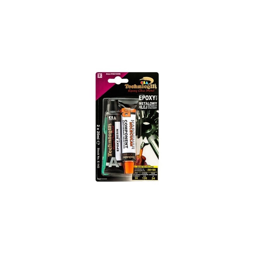 Oem Metalli liima Epoxy 2x20ml Technicoll – 2