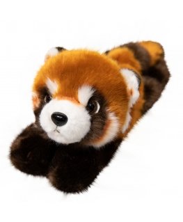 Lean Toys Pliušinis punane panda võtmehoidja 13 cm