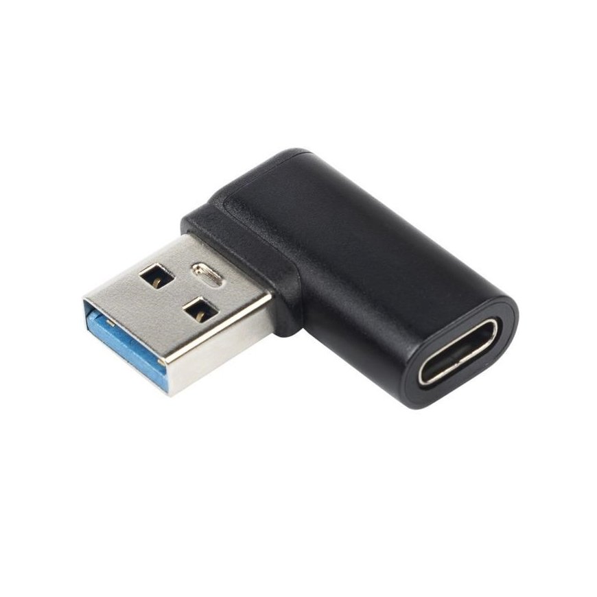 „PremiumCord“ 90° kõver USB-C pesa kuni A tüüpi USB3.0 pistik – 2
