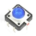 Oem taktinė mygtukas 12x12, 7mm THT 6 kontaktų - mėlynas apšvietimas - 5 vnt. Oem taktinė mygtukas 12x12, 7mm THT 6 kontaktų - mėlynas apšvietimas - 5 vnt.