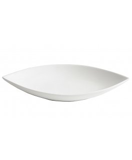 Salaterė Salsa Banga 30,5 cm balta AMBITION