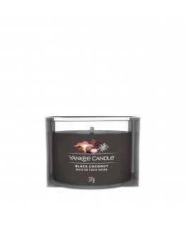 Yankee Candle Black Coconut vahakynttilä Pyöreä Kookos, Myski, Ananas, Puu musta 1 kpl