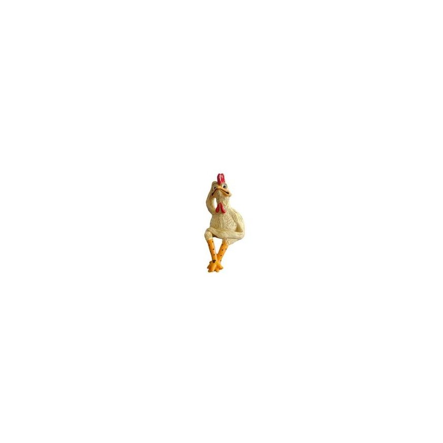 Saska Garden Decoration Spring Ornament Sitting Chicken Saska Gift and Decor 18cm – 2