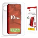 Displex Screen Protector + Case for Google Pixel 10 Pro, Eco Mounting Frame, scratch resistant