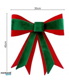 Slowmoose Home Styling Декоративная рождественская лента 33x46 см Красная/Зеленая