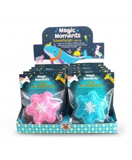 Trendhaus Magic Moments - Stress Relief Toy with Light - Snowflakes (1 pc, 2 designs)