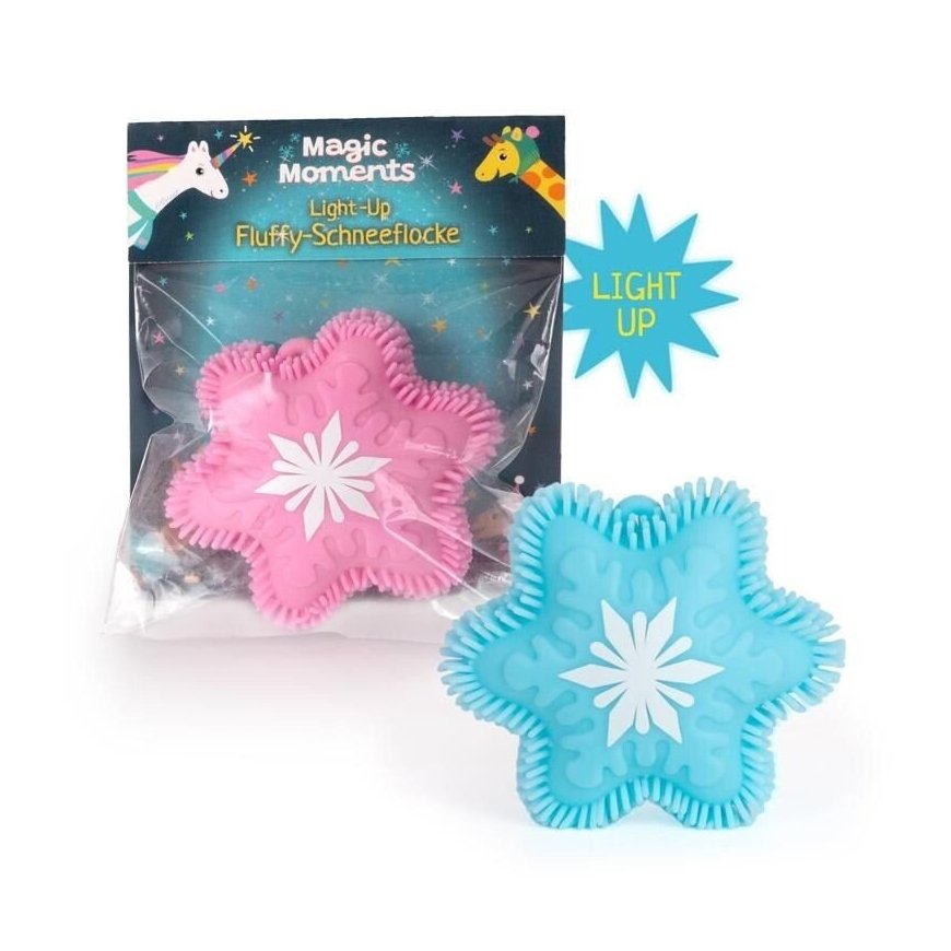 Trendhaus Magic Moments - Stress Relief Toy with Light - Snowflakes (1 pc, 2 designs) – 2