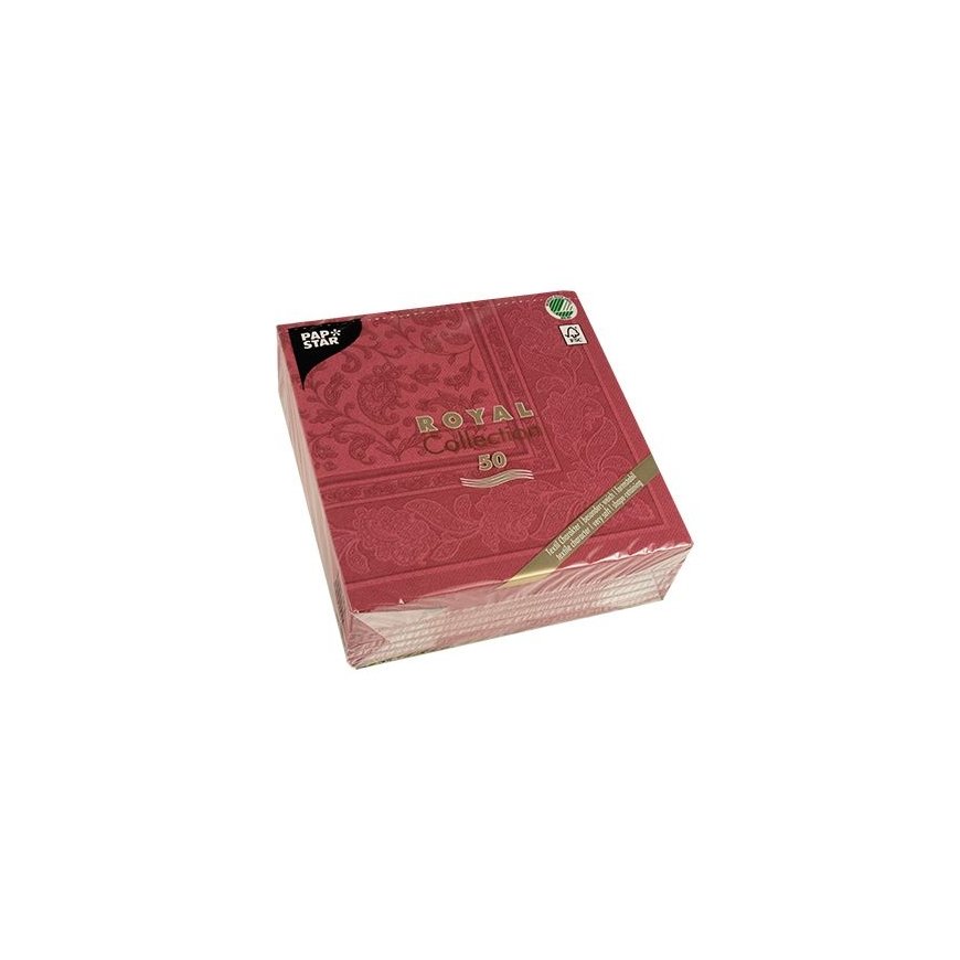 Papstar 11668 paperipyyhkeet Käsipaperi Bordeaux 50 kpl – 3