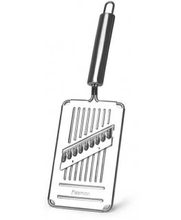 Fissman Grater with Handle 28.5x9 cm, for Grating Vegetables (Stainless Steel)