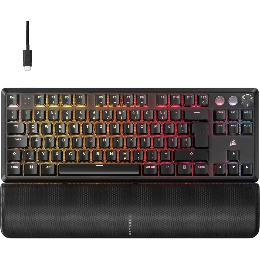 Corsair K70 PRO TKL tastatūra Speļu