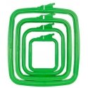 Nurge Marketing Nurge square (rectangular) plastic hoops 19.5 * 22 cm (green) 170-13GREEN