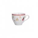 LA PORCELLANA BIANCA Рождественское издание Чашка и блюдце 100 мл LA PORCELLANA BIANCA Рождественское издание Чашка и блюдце 100 мл