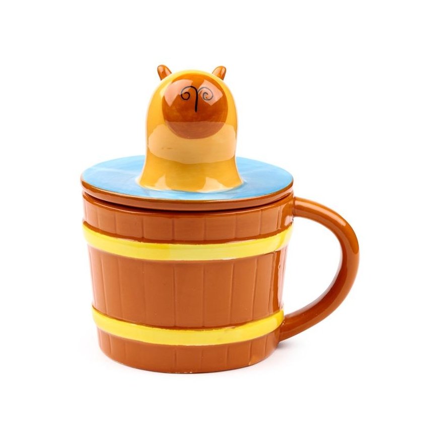 Puckator Capybara Mug With Lid – 2