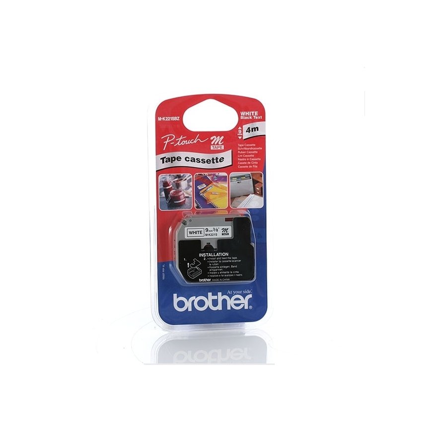 Brother MK221SBZ Labelling Tape (9mm) etikettien kirjoitusnauha M
