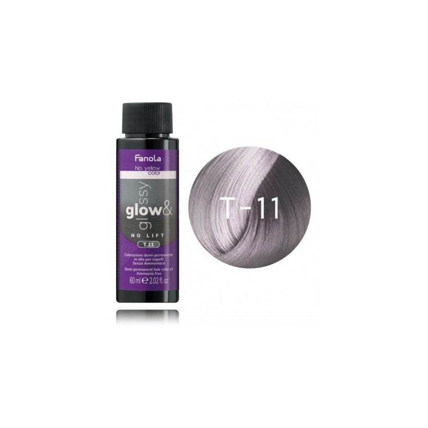 Fanola No Geltona Glow&Glossy Toneris 60ml - T.11