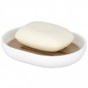 POSA bamboo and plastic soap dish, Scandinavian style bath tray - WENKO POSA bamboo and plastic soap dish, Scandinavian style bath tray - WENKO