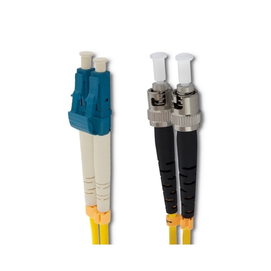 Qoltec 54068 InfiniBand/fibre optic cable 2 m LC ST Yellow – 2