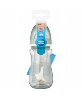 CANPOL BABIES Anti-Colic pullo 240 ml GOOSE maidonjauhopakkauksen kanssa, 35/245_zestaw