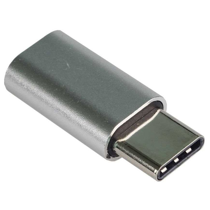 PremiumCord adapter USB-C/eme - USB2.0 Micro-B/naine, metalliline hall