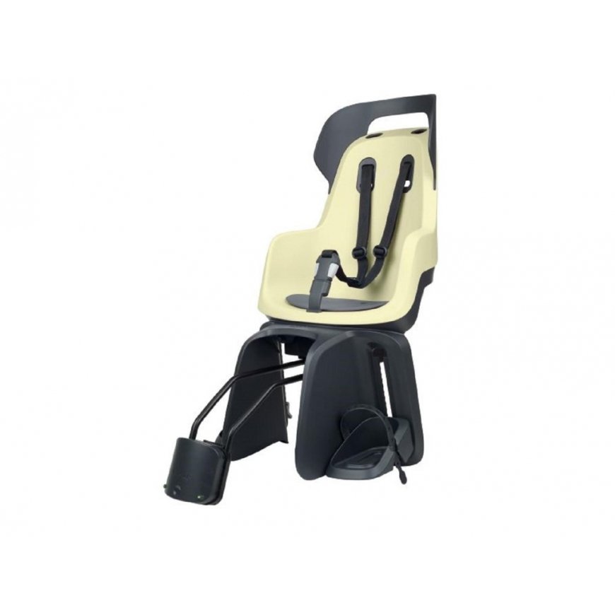 Bobike Maxi GO RS 1P - frame-mounted bicycle seat with adjustable backrest | Vanilla cupcake pie – 2