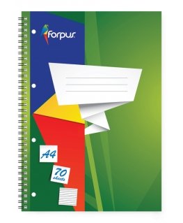 Forpus FO42102 piezīmju grāmatiņa & papīrs A4 70 lapas Zaļš