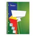 Forpus FO42102 užrašų knygutė A4 70 lapai Žalia