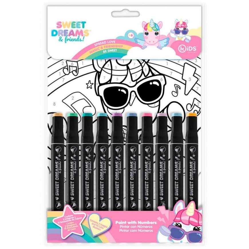 Kids Euroswan - Licensed Paint by Numbers Set - Sweet Dreams – 2