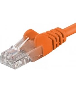 PremiumCord PREMIUMCORD UTP patch kabelis RJ45-RJ45 CAT5e 3m oranžinis