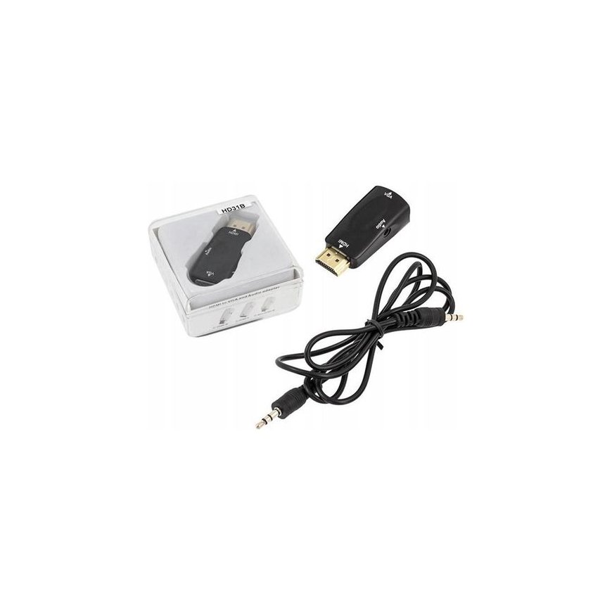 Spacetronik HDMI į VGA + audio konverteris SPH-VA03