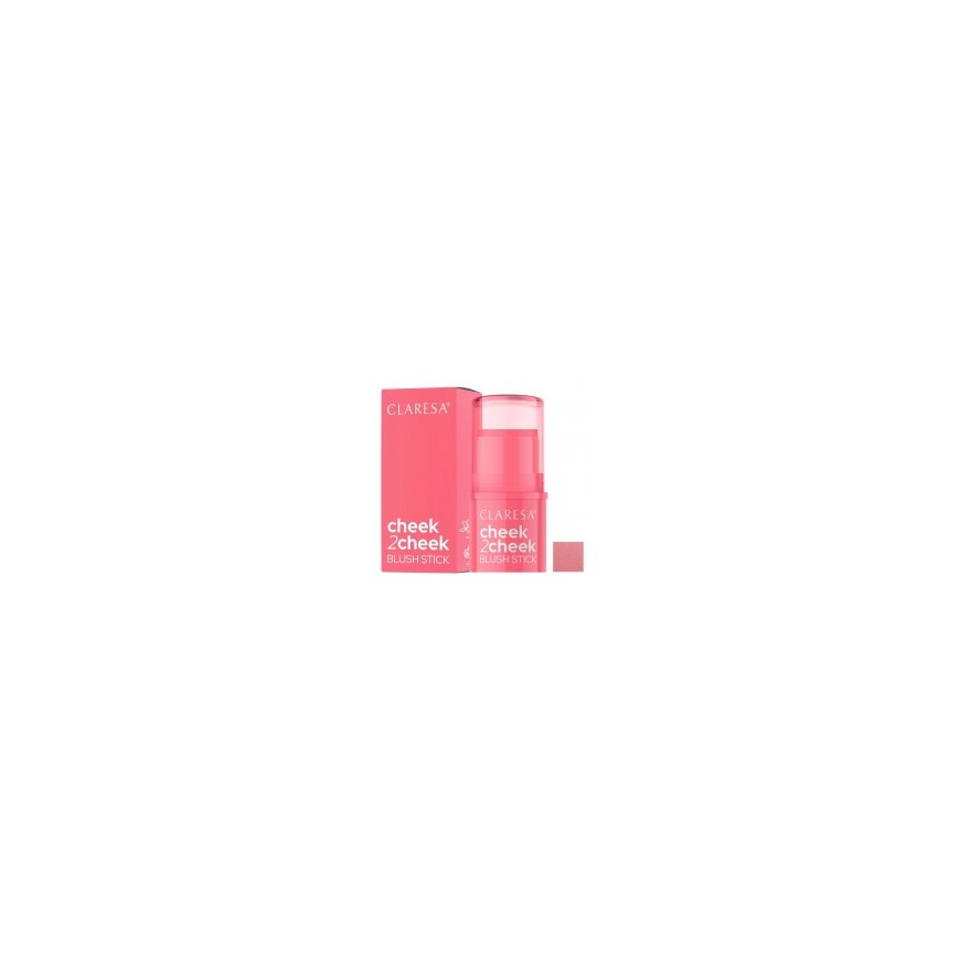 Claresa Cheek 2 Cheek Blush Stick 02 Neon Coral, 5.5 g