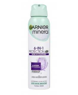 Garnier Mineral 6-в-1 Защита Кожи + Одежда Цветочный Свежий, 150 мл