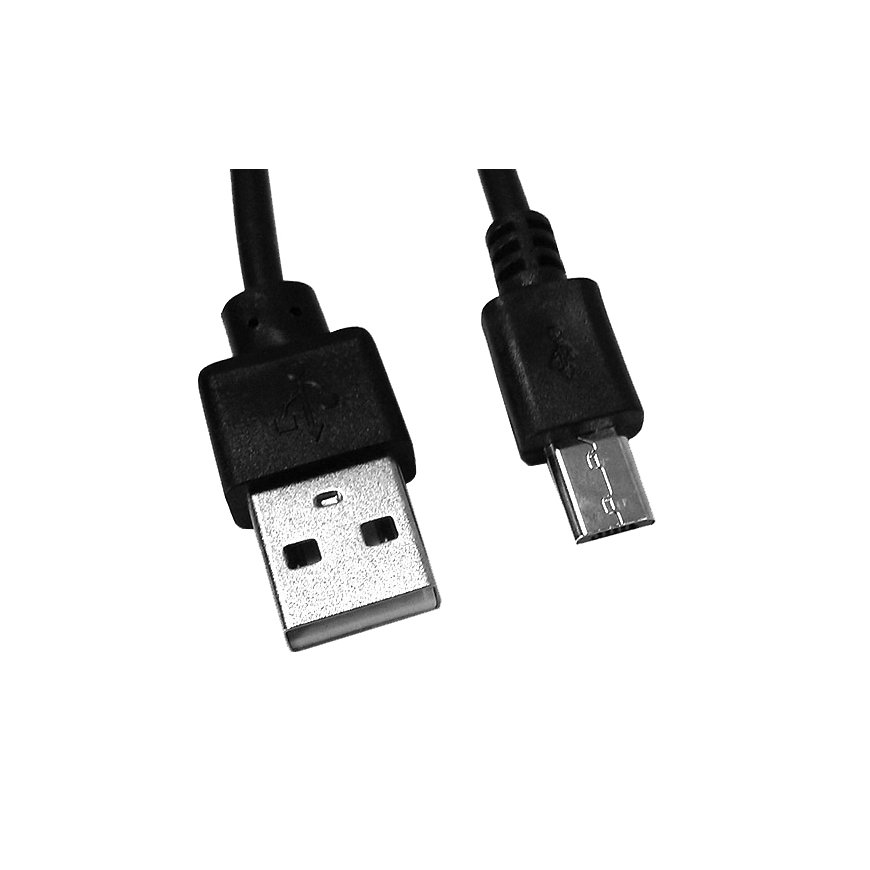 Evolveo USB/microUSB USB kabelis USB 2.0 USB A Micro-USB A Melns