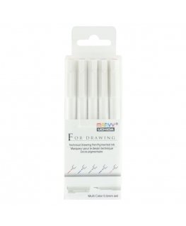 Marvy Uchida Colored Drawing Pens Marvy For Drawing 4600-5VB, nib thickness 0.5mm. 5pcs.