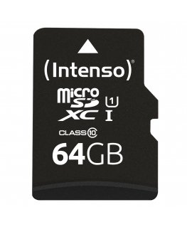 Intenso 3424490 memory card 64 GB MicroSD UHS-I Class 10