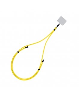3MK EasyClip hihna Matkapuhelin Nailon, Sinkki musta, Keltainen