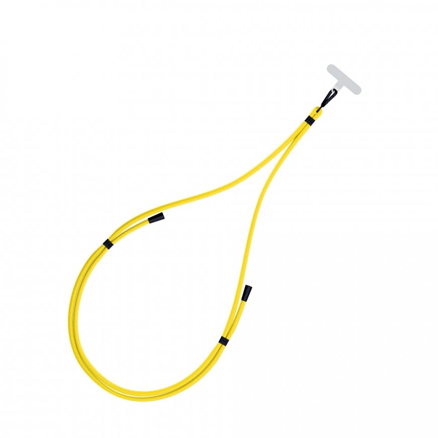 3MK EasyClip rihm Mobiiltelefon Nailon, Tsink Must, Kollane – 2