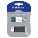 Verbatim PinStripe 4GB USB zibatmiņa USB Type-A 2.0 Melns Verbatim PinStripe 4GB USB zibatmiņa USB Type-A 2.0 Melns