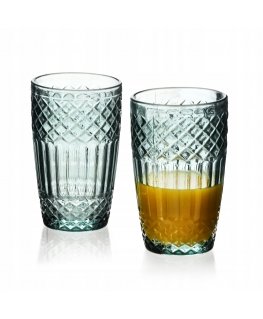 Mondex ELLA Green Set of 4 Glasses 370ml 8x6x12 cm