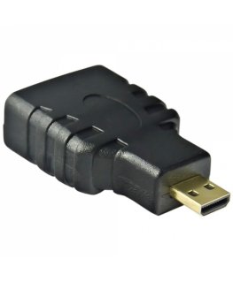 Akyga AK-AD-10 kaabli soomuutja HDMI Type A (Standard) HDMI Type D (Micro) Must, Kuld