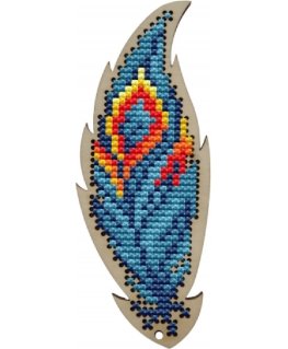 Kind Fox by Wizardi Siarhei Ausianikau individual activity according to certificate No. 1130904 Blue feather KF022/45-2