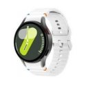 4Wrist silikona siksna Samsung Galaxy Watch 7 - Balta 4Wrist silikona siksna Samsung Galaxy Watch 7 - Balta