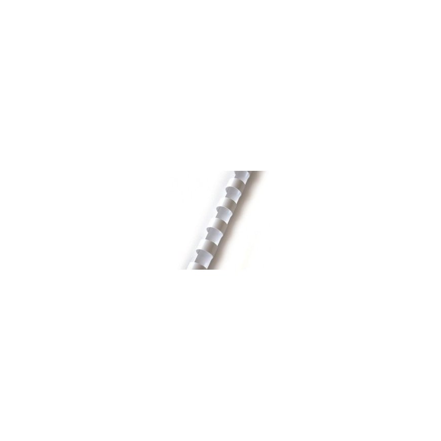 Spiralė įrišimui Forpus plastikinė 14mm, balta (100 vnt.) – 2